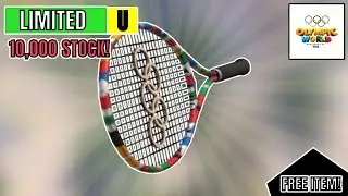 FREE LIMITED | HOW TO GET THE OLYMPIC TENNIS RACKET IN OLYMPIC WORLD (ROBLOX)