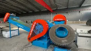 Fully Automatic Waste Tire Cutting Machine, Waste Tire Cutter, Tire Crusher, Tire Shredder