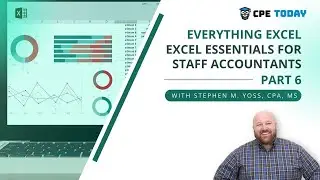 Excel Essentials for Staff Accountants - Part 6
