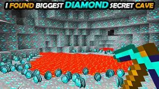 I FOUND BIGGEST DIAMOND SECRET CAVE IN MINECRAFT GAMEPLAY #7 • TheRex Play