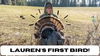 Lauren's First Bird!- Idaho Turkey hunt