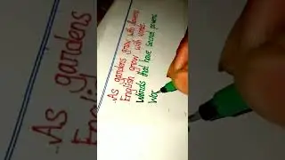 english handwriting handloom saree || english handwriting practice shorts.