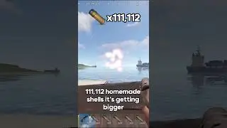 How many HANDMADE SHELLS to destroy each WALL in Rust...