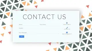 How to Create Contact us Form in Bootstrap 4 with no CSS | Contact us Page in Bootstrap 4