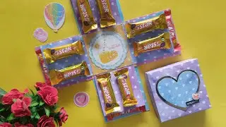 Valentines day special gift box | Chocolate Explosion Box idea | handmade gifts