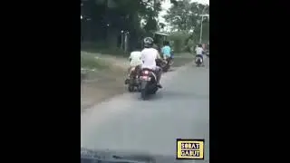 motor drag sedang di stut untuk balapan liar malah di stop polisi || auto dikandangin motornya