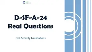 Dell Security Foundations D-SF-A-24 Real Questions