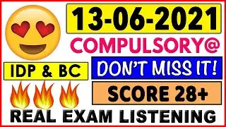 IELTS LISTENING PRACTICE TEST 2021 WITH ANSWERS | 13.06.2021