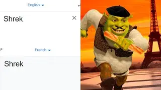 Shrek in different languages meme