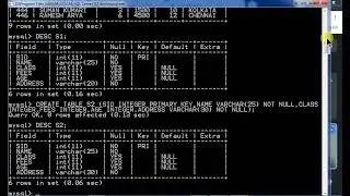 LIVE CLASS MYSQL GENERAL QUERY PART 1