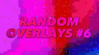 Overlay Pack #6 - VHS Glitches & Light Leaks