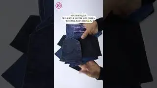 Kot pantolon cepleriyle bakın ne yaptım! Süper organizer fikri #short #dhorts