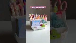 Desk Storage Box 🌷✨🧸#trendingshorts #trending #shorts #organizer #storage