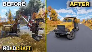 Roadcraft - Building a Road Through the Forest (4K)