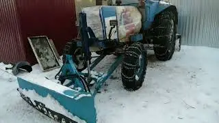 трактор МТЗ 80 доработка фар.