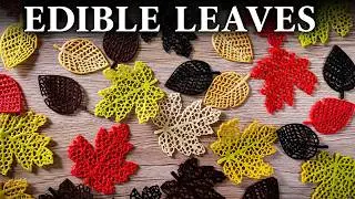 How to make EDIBLE LEAVES at home | Michelin Star Tuile