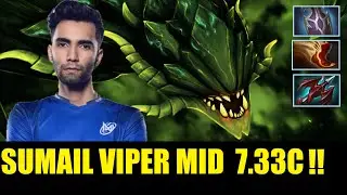 SUMAIL VIPER MID 7.33c DOTA 2 - PAINFUL DEFEAT HIGH MMR MATCH