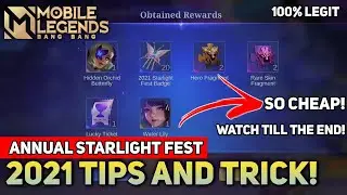 KAGURA WATER LILY SKIN FOR 200 DIAS ONLY  | TIPS AND TRICK ANNUAL STARLIGHT FEST - MOBILE LEGENDS