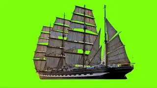 SHIP (ANIMATED)  - GREEN SCREEN VIDEO