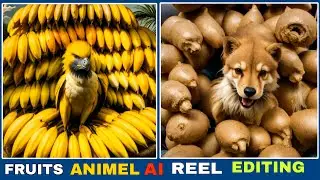 Fruits to animation video | Image to cartooncartoon video kaise Banaye | Make