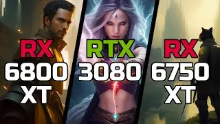 RX 6800 XT vs RTX 3080 vs RX 6750 XT - Test in 11 Games