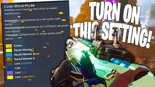 I turned back on colour-blind mode and IT IS SO MUCH BETTER! (Apex Legends)