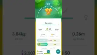 COMBEE♀️/VESPIQUEN🌞 EVOLUCIÓN #pokemongo #shorts #halloween2021 #2021 #pokemon #evolution