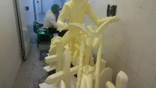 Decoración de Halloween en mantequilla