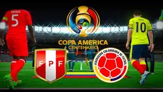 PERU vs COLOMBIA Copa America 2016 Cuartos de Final - Penales | FIFA 16 Gameplay