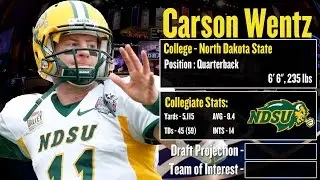 2016 NFL Draft Profile: Carson Wentz - Strengths and Weaknesses + Projection!