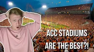 British Guy Reacts To Atlantic Coast Conference College Football Stadiums!
