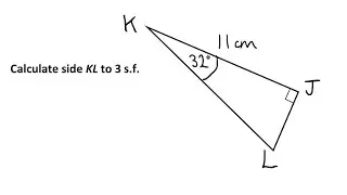 Find longest side of right-angled triangle