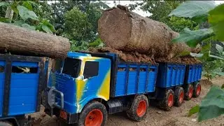 truk oleng angkut tanah