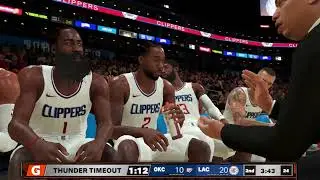 NBA 2K24 (PC) Online Clippers Vs Thunders I Whopped