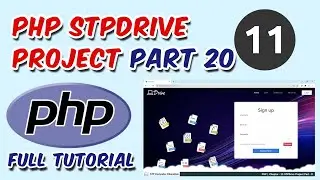 PHP Live STPDrive Project Part - 20 | PHP Full Tutorial | Ch - 11