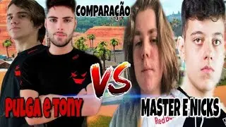 TONYBØY E PULGABØY VS MASTER E NICKS COMPARAÇÃO, COMPILADO