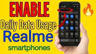 How To Enable Daily Data Usage For Realme Phones| Daily Data Usage Ko Kaise Enable Kare|TechAndTips