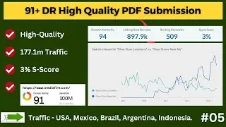 91+ DR High Quality PDF Submission Backlink | How to Do PDF Submission 2023 