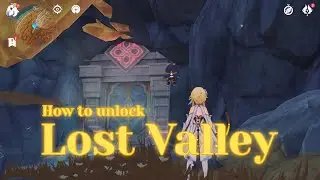 How to Unlock Lost Valley Domain Puzzle | Chasm Genshin Impact 2.6