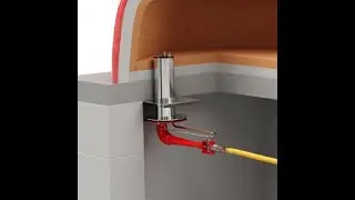 How to Install A Pizza Oven Gas Burner |  Propane Pizza Oven Outdoor