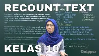 Recount Text - Bahasa Inggris Kelas 10 - Quipper Video