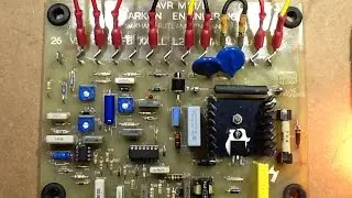 Repair of old AVR (Automatic Voltage Regulator) PCB.