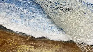ВАУ Техника! Абстракт! Волна сеткой! Wow Technique! Abstract Seascape