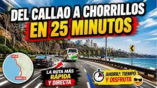 De Chorrillos a La Punta en 25 minutos por la COSTA VERDE