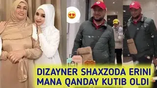 DIZAYNER SHAXZODA ERINI BOSHQACHA KUTIB OLDI