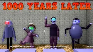 PLAY AS ALL CHARACTERS in Baldi's Basics 1000 Years Later!!!