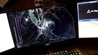 TheLazyPeon destroys his monitor