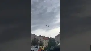 Громкая посадка 🛬😊🚞🌳🌿🌳 Познань, Poznan, Poland