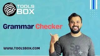 How To Use Grammar Checker  | WWW.TOOLSBOX.COM