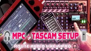 MPC One + Tascam Model 12 Setup | How to Route Audio In & Out (Step-by-Step)